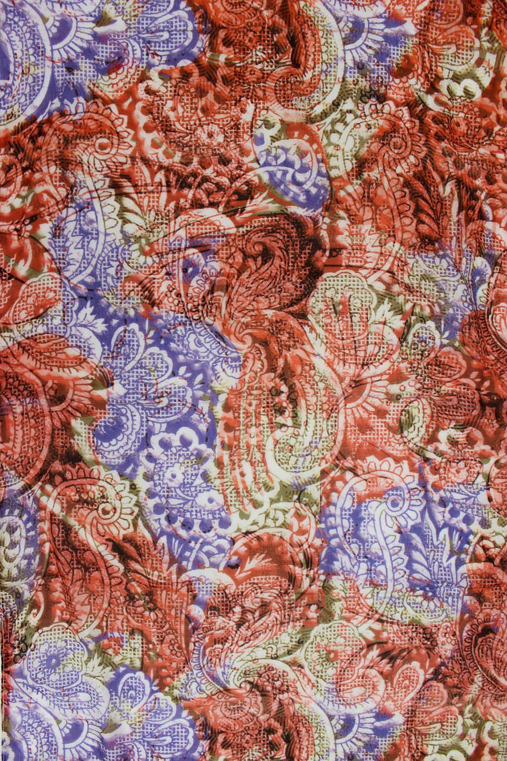 Paisley Print Scarf - Image 2