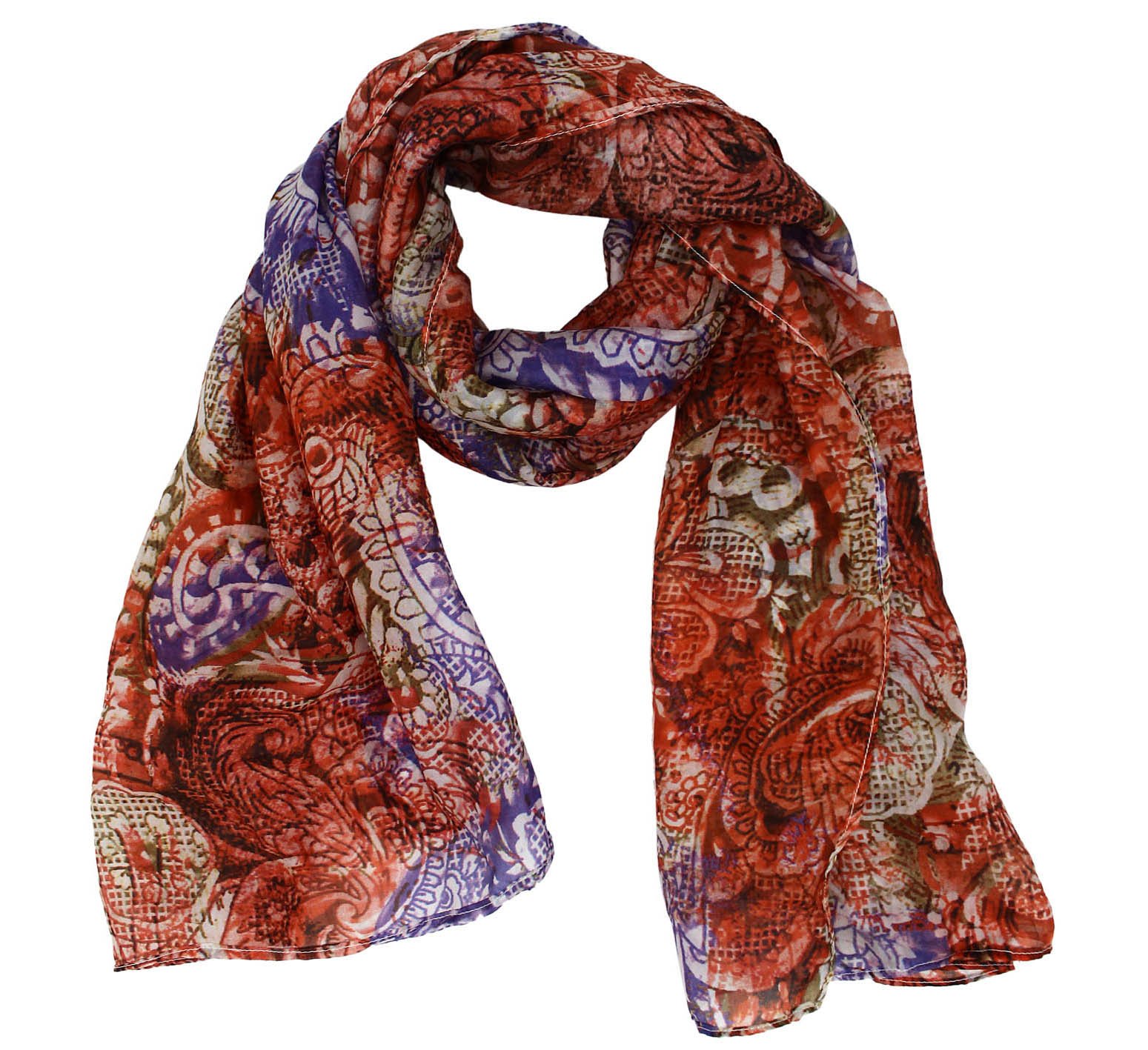 Paisley Print Scarf - Image 3