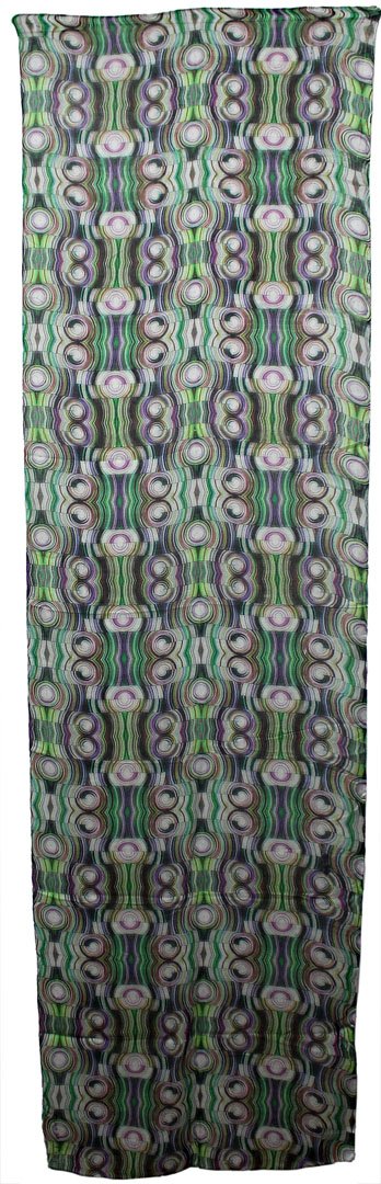 Multicolor Geometric Pattern Scarf - Image 2