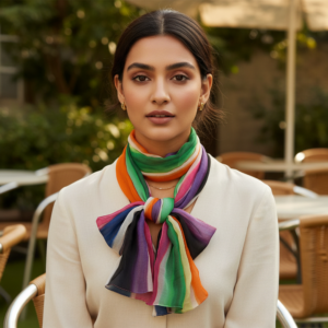 Multicolor Striped Scarf