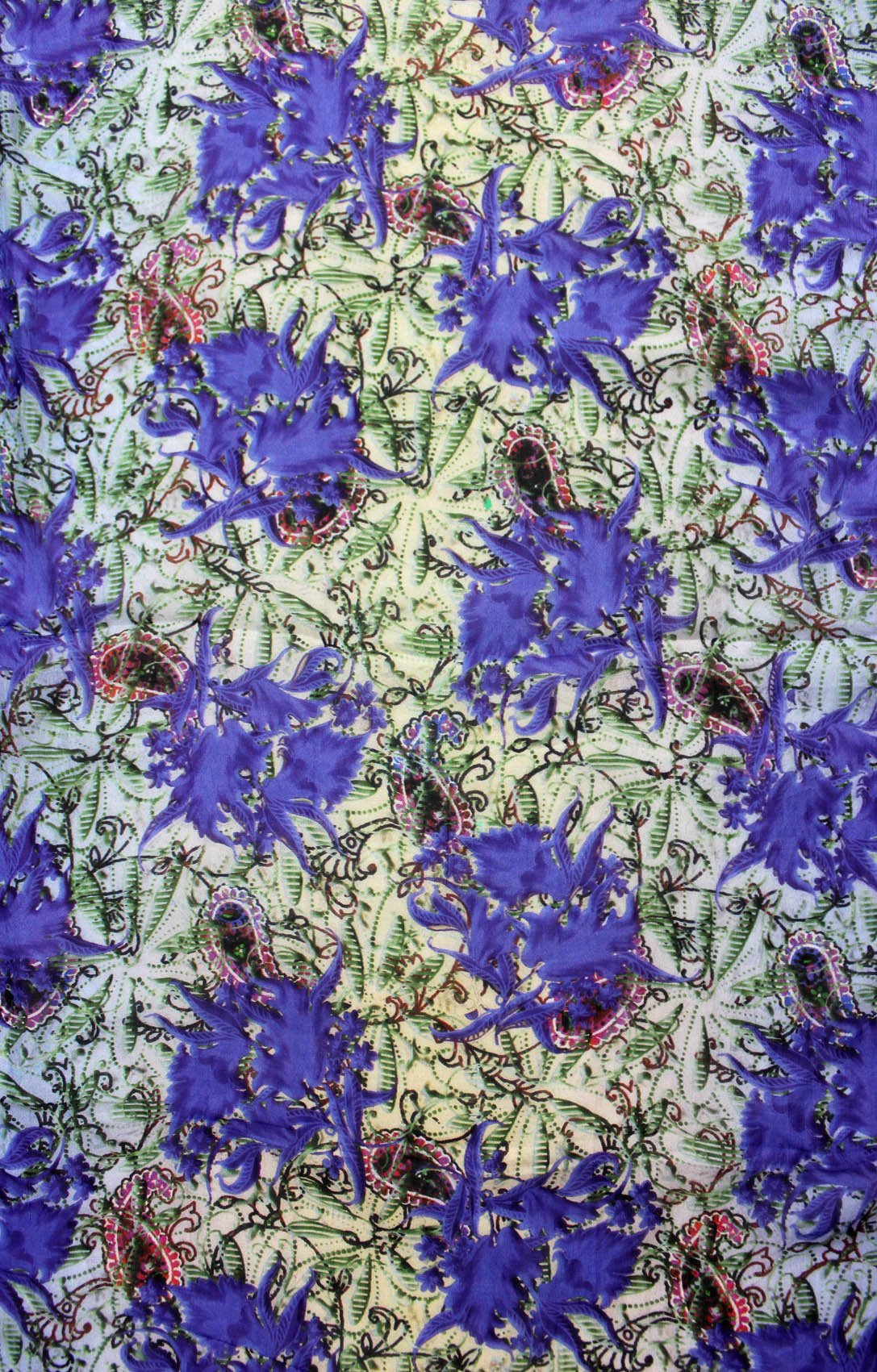 Women's Paisley Silk Scarf - Image 4