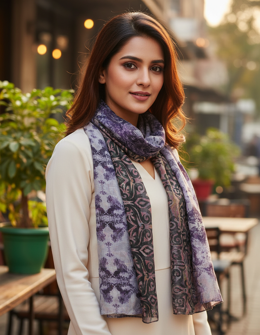 Silk scarf