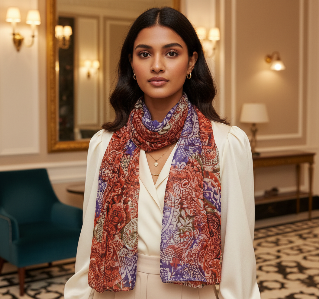 Silk scarf