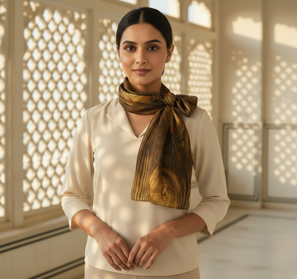 Silk scarf
