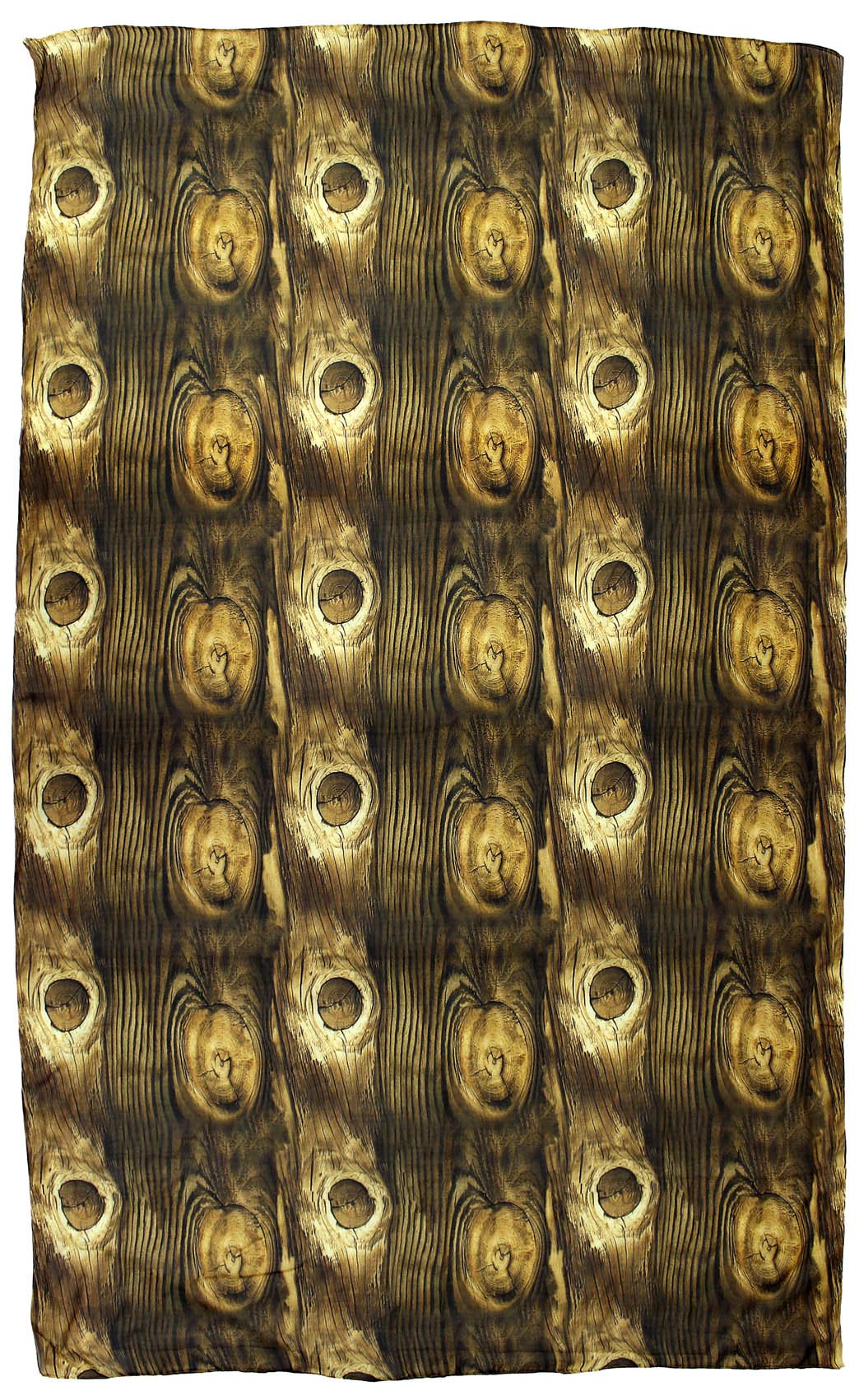 Woodgrain Patterned Silk Scarf - Image 4